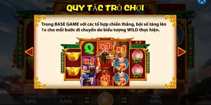 Giao diện trò chơi đỉnh cao Chests of Cai Shen 2