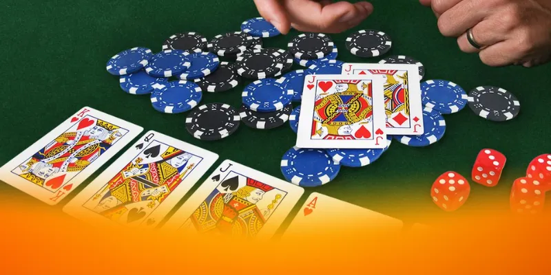 Giao diện đơn giản, bắt mắt của trò chơi Poker tại Kwin68